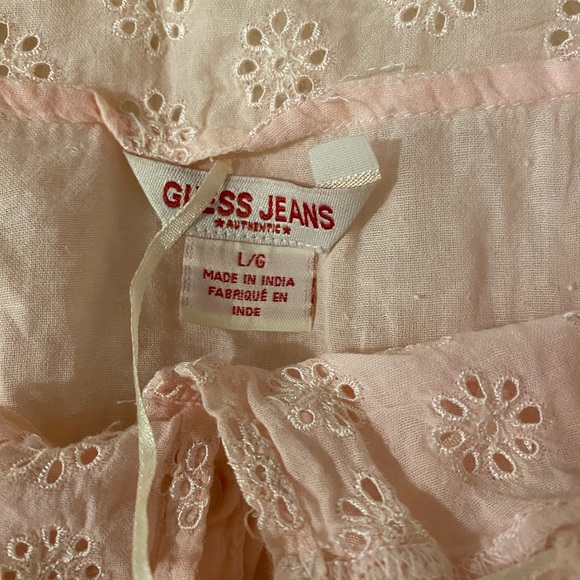 EUC Guess women’s camisole crochet fashion top in size large!! - Picture 4 of 8